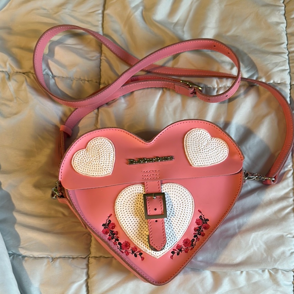 Dr Martens Pink Heart-Shaped Women's Bag